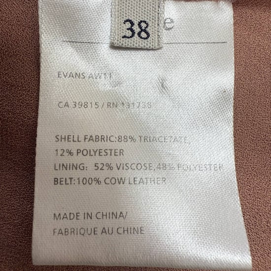 Acne Studios gedrapeerde mini-jurk met halternek in bruin triacetaat - Image 5
