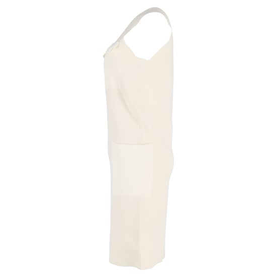 Celine mouwloze midi-jurk met vier zakken in crèmekleurige viscose - Image 2