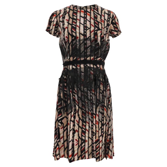 Bottega Veneta knielange jurk van veelkleurige zijde - Image 1