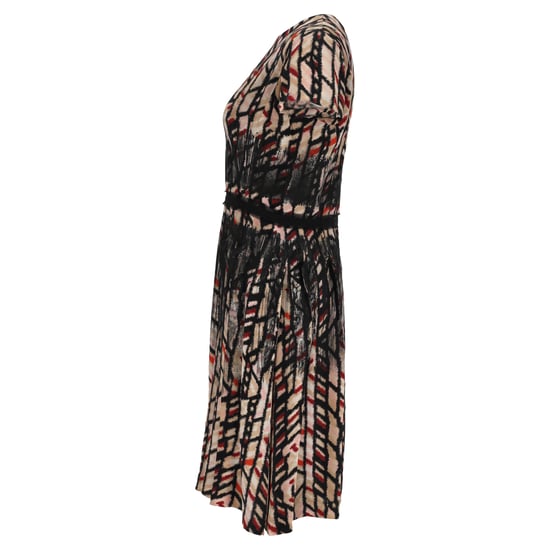 Bottega Veneta knielange jurk van veelkleurige zijde - Image 2