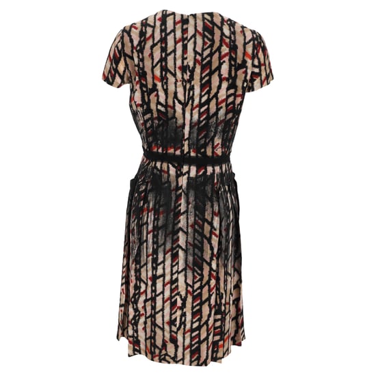 Bottega Veneta knielange jurk van veelkleurige zijde - Image 3