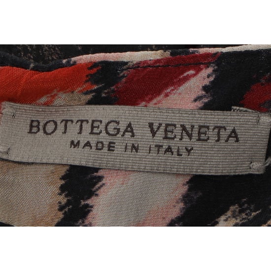 Bottega Veneta knielange jurk van veelkleurige zijde - Image 4