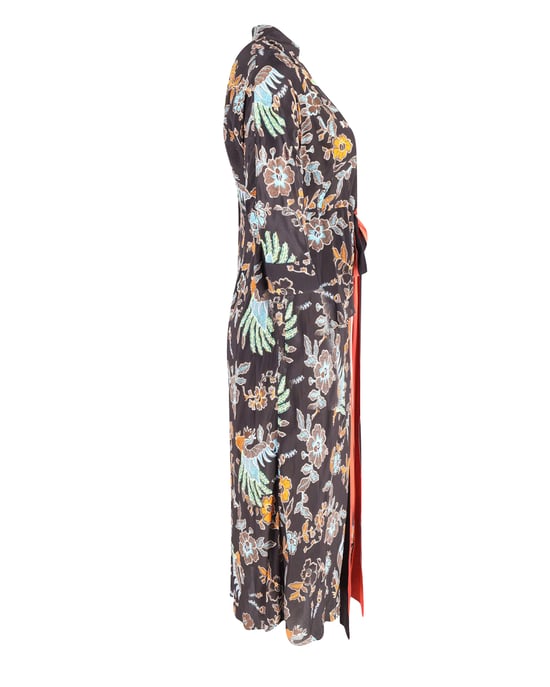 Diane Von Furstenberg Madalena wikkeljurk in veelkleurige viscose - Image 2