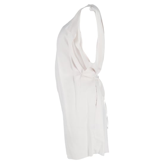 Mouwloze jurk tot op de knie van Acne Studios in witte viscose - Image 2