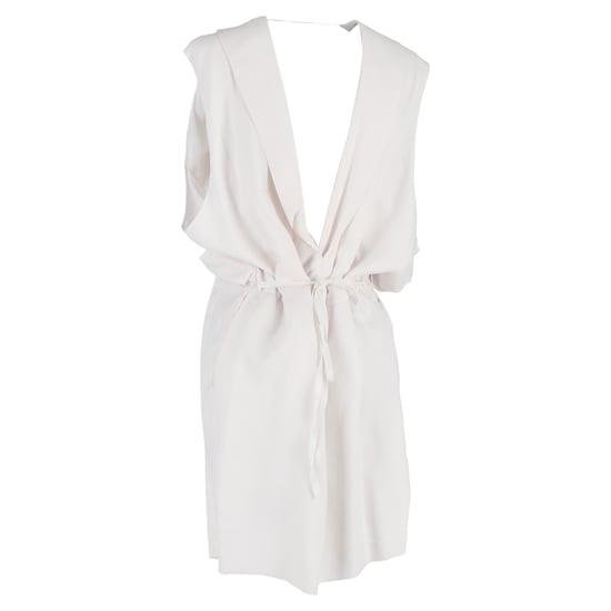 Mouwloze jurk tot op de knie van Acne Studios in witte viscose - Image 3