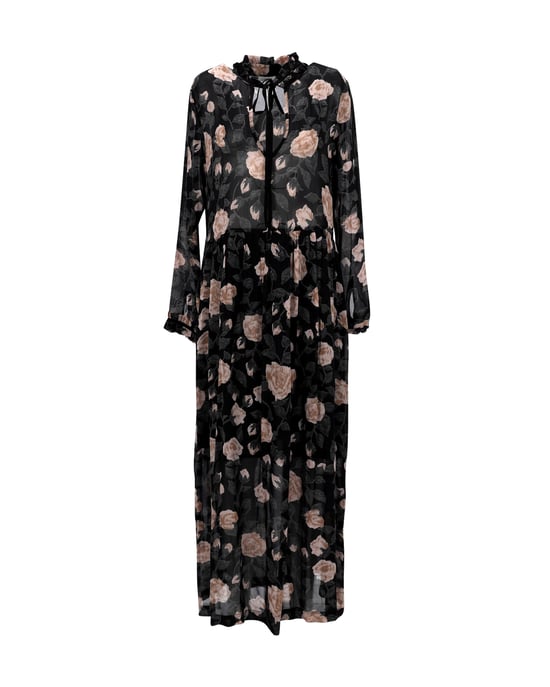 Ganni Carlton maxi-jurk van georgette met bloemenprint van viscose - Image 1