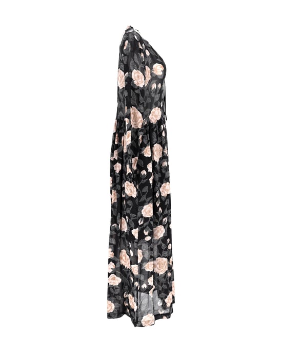 Ganni Carlton maxi-jurk van georgette met bloemenprint van viscose - Image 2
