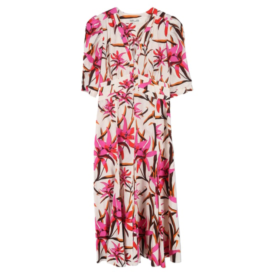 Diane Von Furstenberg midi-jurk met bloemenprint in veelkleurig katoen - Image 1