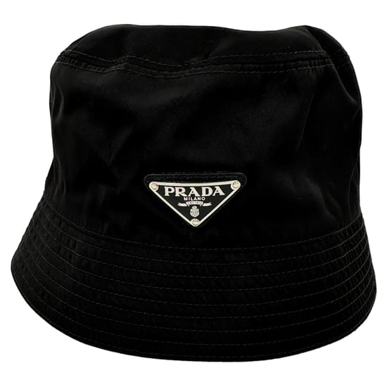 Prada Re-Nylon Hoed in Zwart Nylon - Image 4
