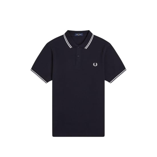 Fred Perry Heren Twin Tip Poloshirt (Marineblauw) - Image 1