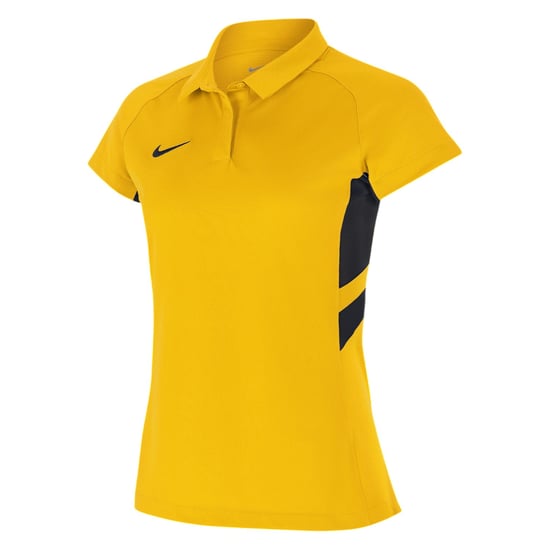 Nike Raglan-poloshirt met contrasterende panelen voor dames (Tour Geel/Zwart) - Image 3