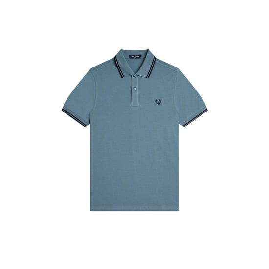 Fred Perry Heren Twin Tip Poloshirt (Blauw) - Image 1