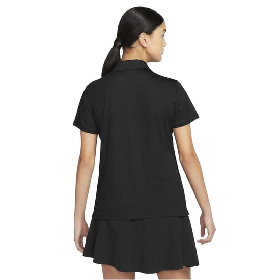 Nike Victory Dri-FIT golfpoloshirt voor dames (Zwart, Wit) - Image 2