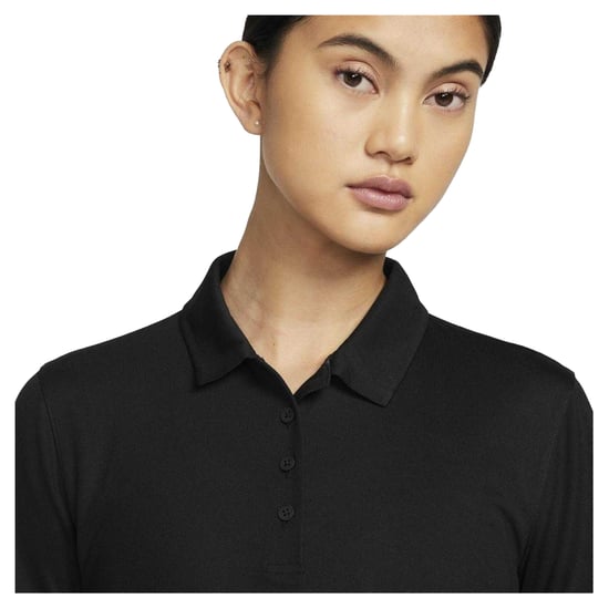 Nike Victory Dri-FIT golfpoloshirt voor dames (Zwart, Wit) - Image 3