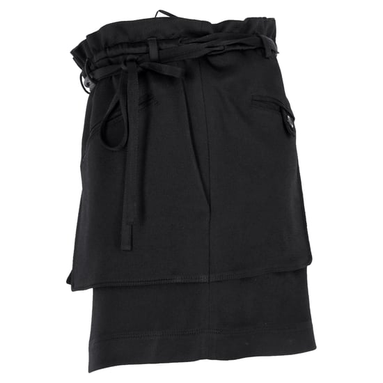 Valentino Garavani Paperbag Shorts in zwarte viscose - Image 3