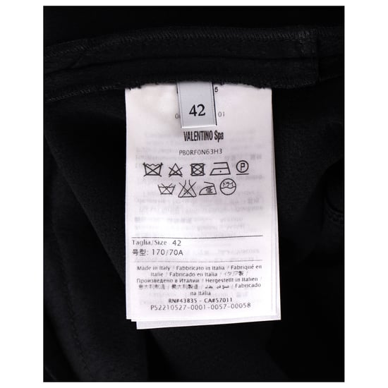 Valentino Garavani Paperbag Shorts in zwarte viscose - Image 5