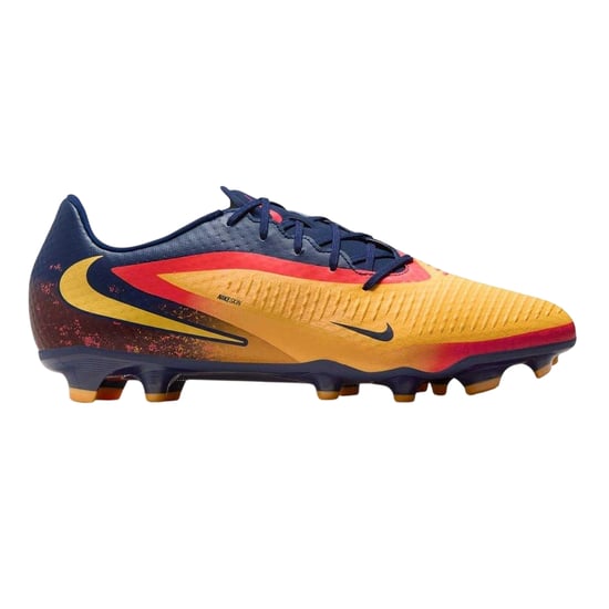 Nike Voetbalschoenen voor heren van de Academy-serie, voor harde ondergrond (Oranje/Volt) - Image 1