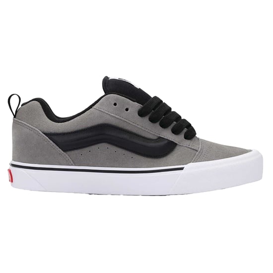Vans Knu Skool gewatteerde suède skateschoenen voor heren (Tinnen) - Image 1