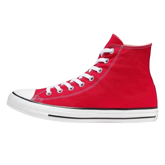 Converse Chuck Classic Hi hoge sneakers voor dames (Rood) - Image 2