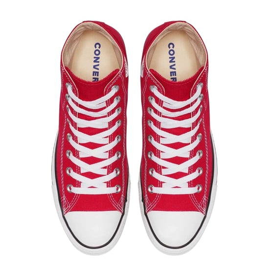 Converse Chuck Classic Hi hoge sneakers voor dames (Rood) - Image 3