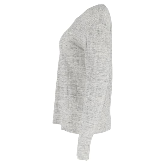 T-shirt met ronde hals en lange mouwen van Alexander Wang in grijs katoen - Image 2