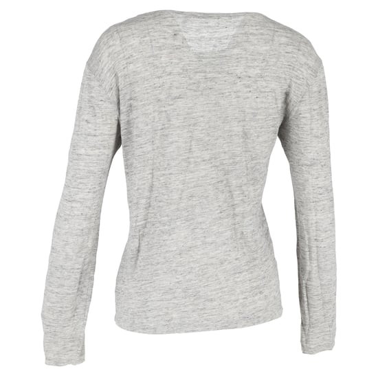 T-shirt met ronde hals en lange mouwen van Alexander Wang in grijs katoen - Image 3
