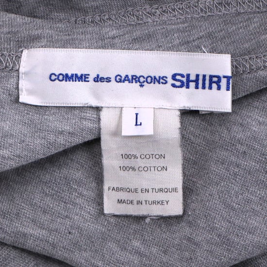 Comme des Garçons T-shirt met lange mouwen van grijs katoen - Image 4