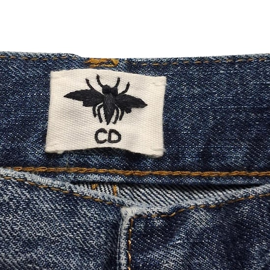 Christian Dior jeans met wijde pijpen in lichtblauw denim - Image 3