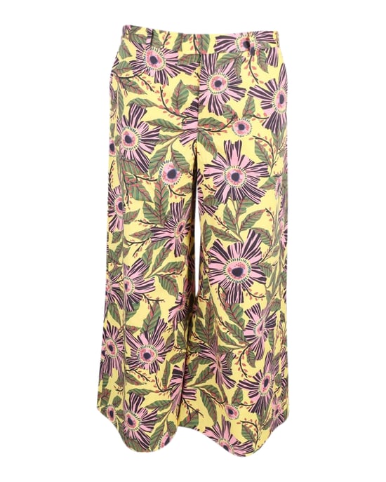 Red Valentino bedrukte broek met wijde pijpen in veelkleurig polyester - Image 1