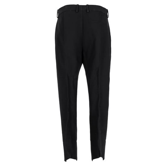Getailleerde broek van Bottega Veneta in zwarte wol. - Image 3