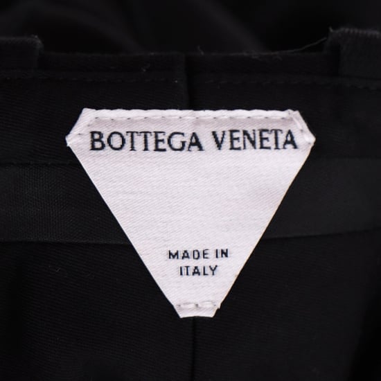 Getailleerde broek van Bottega Veneta in zwarte wol. - Image 4