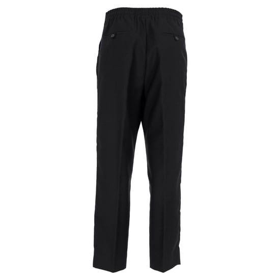 Saint Laurent joggingbroek met taps toelopend trekkoord in zwarte wol - Image 3
