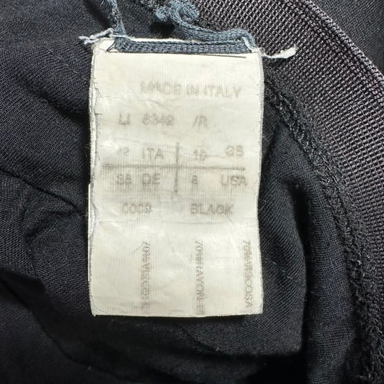 Rick Owens broek met trekkoord in zwarte viscose - Image 4