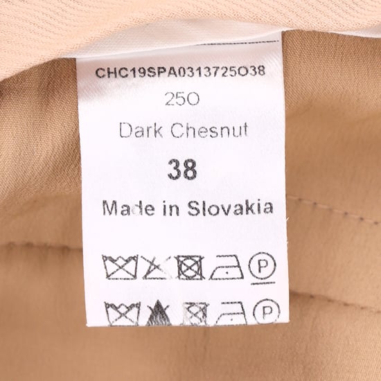 Chloé middelhoge taille rechte broek van bruine wol - Image 5