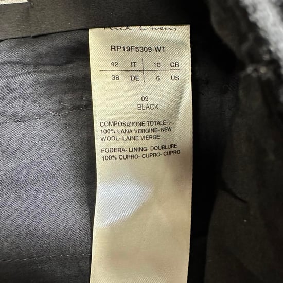 Rick Owens broek van zwarte wol - Image 4