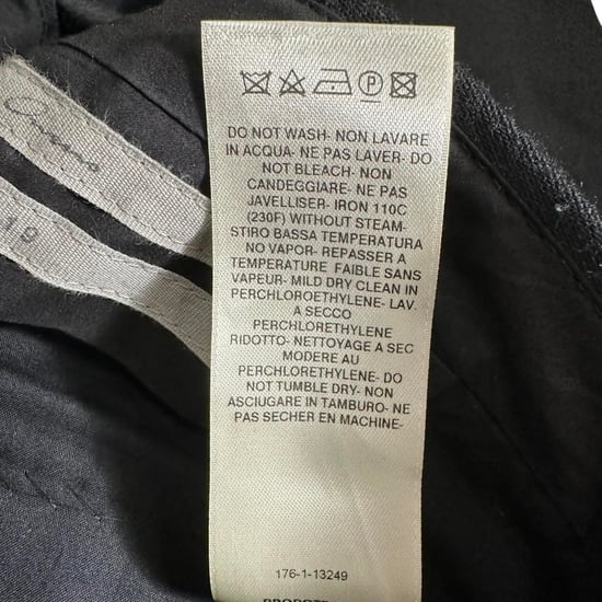 Rick Owens broek van zwarte wol - Image 5