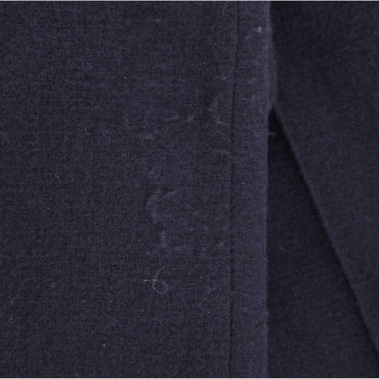 Chloé flared broek met hoge taille in marineblauw kasjmier - Image 6