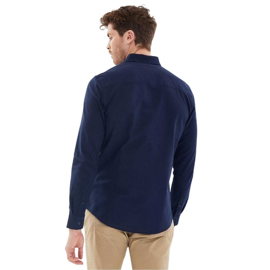 Threadbare Herenoverhemd in Oxford-stijl, reguliere pasvorm (set van 2) (Marine/Denim) - Image 3