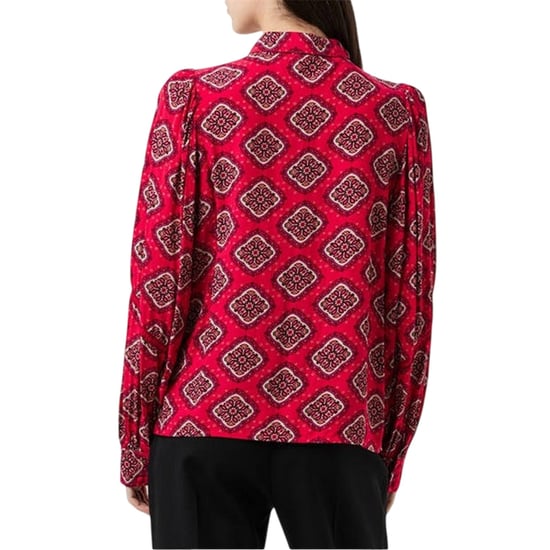 Vero Moda Dames-shirt met kanten details, losse pasvorm en pofmouwen (Frambozenroze) - Image 2
