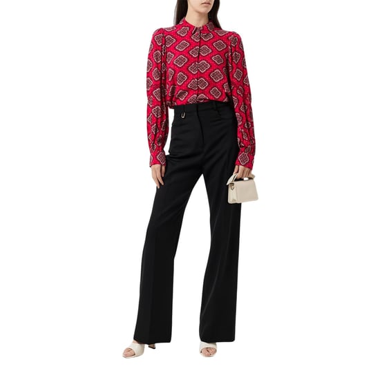 Vero Moda Dames-shirt met kanten details, losse pasvorm en pofmouwen (Frambozenroze) - Image 4
