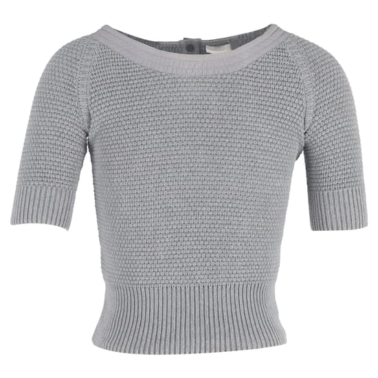 Chloé top met knoopdetails in grijs katoen - Image 3