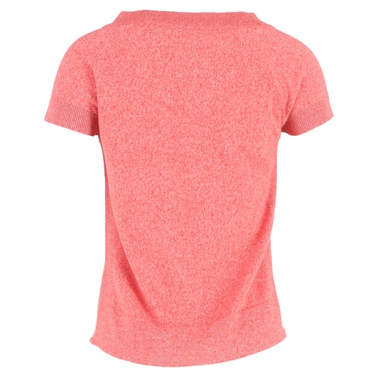Hermès gebreid T-shirt met ronde hals in roze wol - Image 3