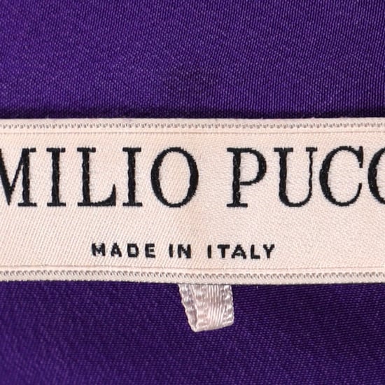 Emilio Pucci overhemd met knoopsluiting in paarse zijde - Image 4