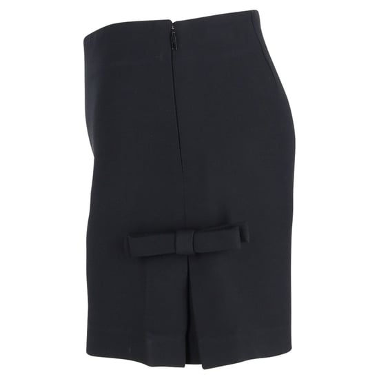 Fendi shorts met strikdetail in zwarte wol - Image 2