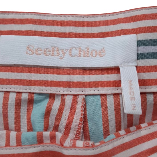 See by Chloé gestreepte minishorts van katoen in meerdere kleuren - Image 3