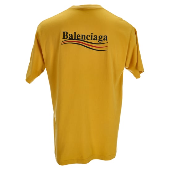 Balenciaga T-shirt met politieke campagne-opdruk in geel katoen - Image 3