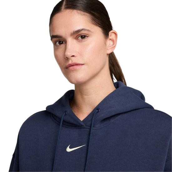 Nike Oversized hoodie met capuchon van Phoenix-fleece voor dames (Middernacht marine) - Image 3