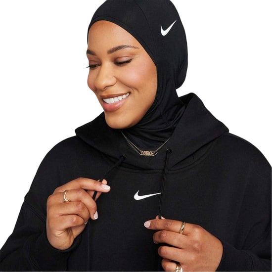 Nike Oversized hoodie met capuchon van Phoenix-fleece voor dames (Zwart, Wit) - Image 3