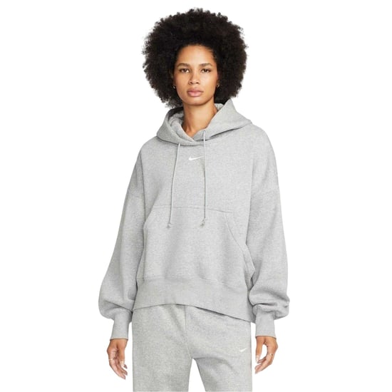 Nike Oversized hoodie met capuchon van Phoenix-fleece voor dames (Grijze Heide/Wit) - Image 1