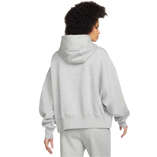 Nike Oversized hoodie met capuchon van Phoenix-fleece voor dames (Grijze Heide/Wit) - Image 2